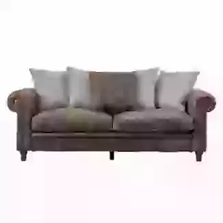 Scatter Back Chesterfield Style Flat Pack 3 Seater Sofa